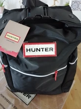 Hunter-mochila grande para hombre y mujer, bolso de ocio, a prueba de lluvia, ligera, tendencia con botón superior, mochila escolar para ordenador