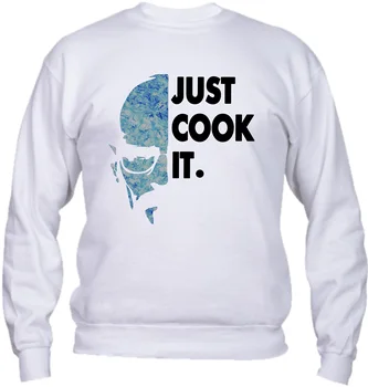 

Felpa girocollo UOMO basic Top Qualità Top Vestibilità - THE BREAKING BAD - JUST COOK IT MADE IN ITALY