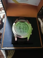 Reloj de pareja musulmana para todas las rezos, con Qibla Direction automática, Hijri, calendario, retroiluminación de tiempo, solo para hombre o mujer, 1 pieza
