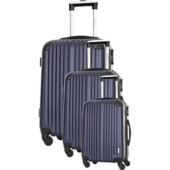 

TRAVEL ONE Set of 3 suitcases 4 wheels S / M / L MARINE LANGFORD