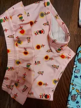 Braga de Bikini con volantes florales para niña pequeña, bragas de natación seguras con forro frontal, bañadores de baño para niño pequeño