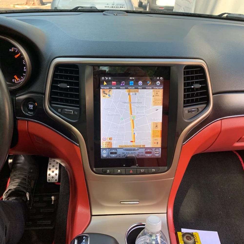 Автомобильный мультимедийный плеер ONKAR для Jeep Grand Cherokee- Android 8,1 ram 4GB rom 32GB Встроенный автомобильный радиоприемник CarPlay Android