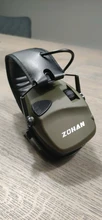 Zohan-Orejeras electrónicas de protección auditiva para tiro, equipo de defensa profesional para oído, con amplificación de sonido y anti-ruido, para disparar, ideal para cazar y deportes al aire libre