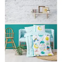 Made in Turkey SLEEPER Infant Baby Crib Bedding Set Bumper For Boy Girl Nursery Cartoon Baby Cot Cotton Soft Antiallergic