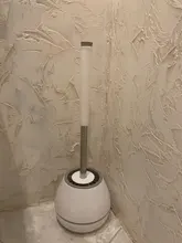 Toilet-Brush Commode-Cleaning Cleanhome Bathroom Silicone TPR with Thoughtful-Designed