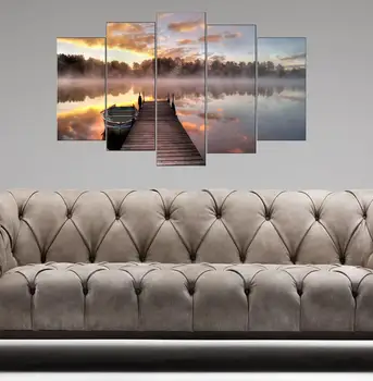 

Sunset Beach Scenic 5 Piece Mdf Table