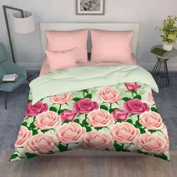 

Bed linen Calico Vasilisa-"Gentle Rose"