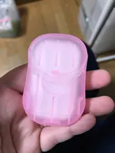 50 unids/caja de viaje portátil desechable caja de jabón de mano de papel lavado caja perfumada rebanada hojas Mini jabón papel al aire libre Herramientas Limpiar