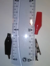 Metal Alligator-Clip Electrical-Clamp Testing Crocodile Probe-Meter G98 for Black/red
