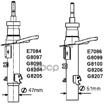 

Shock Absorber (price for 1 pc.) Citroen C3 Picasso 02/09 Monroe Art. G8100