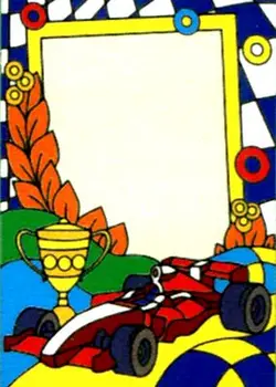 

P0000165 set of d/making photo frames of sand (with baguette) A4 (Formula 1)