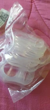 12pcs Transparent Silicone Button Ring Dummy Pacifier Holder Clip Adapter for Baby MAM