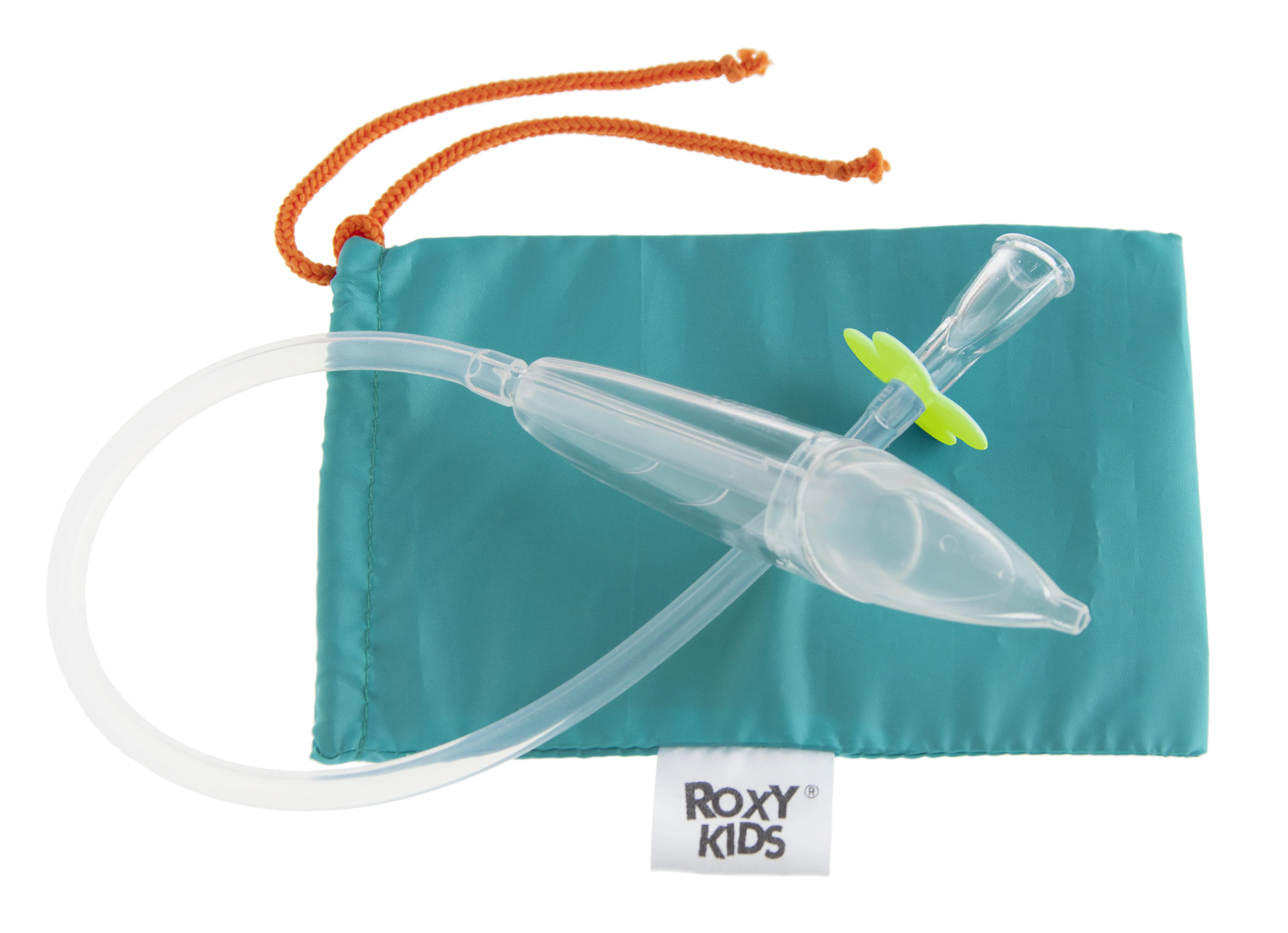 Аспиратор назальный для малышей удаления слизи ROXY KIDS c мягким наконечником в