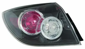

POST LIGHT. MAZDA 3 5 DOORS 04/2006 BLACK OUTER Left Compatible