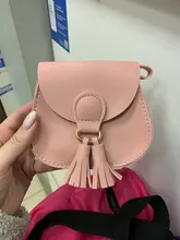 ¡Novedad! Bolso pequeño de hombro para niños y niñas de 7 colores, bolso de cintura de piel sintética dulce para niños, bolsos cruzados