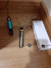 Caja de batería recargable LCD cabello hombres peluquero maquinilla para cortar el pelo Máquina para cortar cabello de Trimmer tijeras Cortadoras de barba