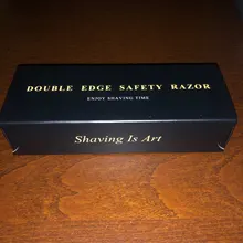 Maquinilla de afeitar de doble filo, maquinilla de afeitar de doble filo con 10 cuchillas de afeitar, Premium Wet, clásica, de Metal, se adapta a todas las cuchillas de afeitar estándar