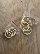 Mibrow-10 unidades/lote de llavero de 25mm, 28mm y 30mm, anillo dividido (nunca se decolora), llavero Diy, fabricación de joyas, anillos para llaves