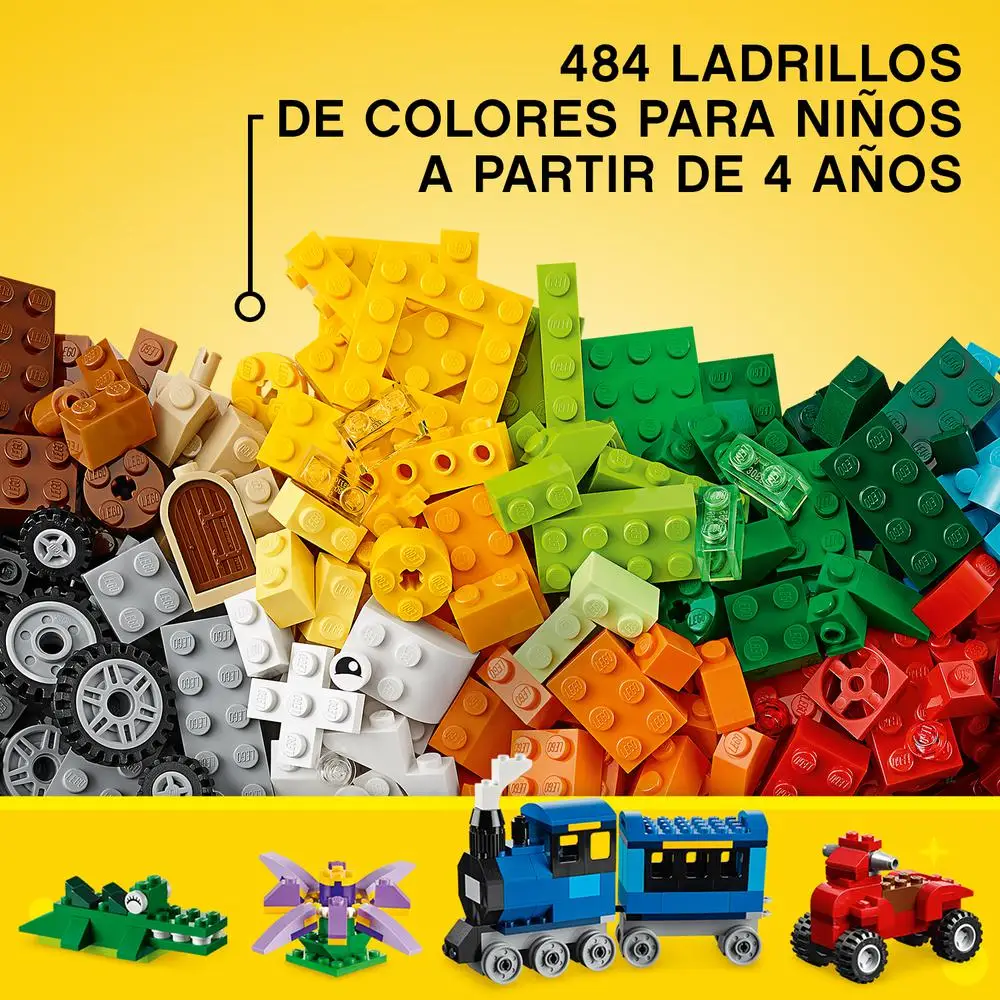 Kostumer Overhale Ideel Lego 10696 Classic Lego Medium Creative Brick Box®creative Construction Toy  For Kids - Soft Plastic Blocks - AliExpress