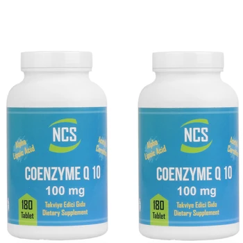 

Ncs Coenzyme Q-10 180X2 Box Tablet 100 mg alpha Lipoic Acid BOX Heart Cardiovascular Health Anti Aging 360 tablet