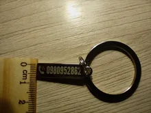 Llavero antipérdida personalizado, llavero pequeño personalizable para hombres y mujeres