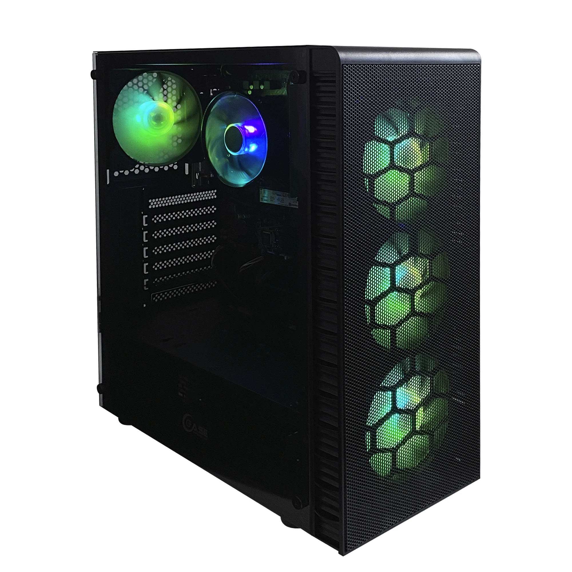 Игровой компьютер АЛЛИГАТОР 3.0 V3 AMD Ryzen 5 5600G/32GB/512Gb PCI-E SSD/1000GB HDD/Radeon VEGA 7/B550M/Win10/Wi-Fi/MS