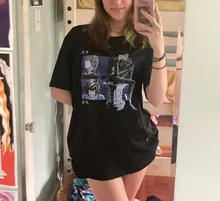 Novedad la nota de muerte Shinigami camiseta de Ryuk mujeres de Manga corta Manga japonés Yagami Light L Camiseta de algodón Anime regalo Idea