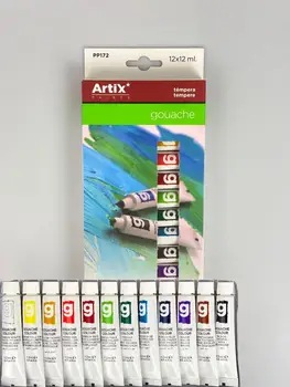 

Gouache paint (12ml, 12 colors)