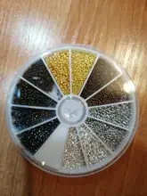 Crimp-End-Beads Smooth-Ball Jewelry-Making Brass DIY 3000pcs Metal for Mixed