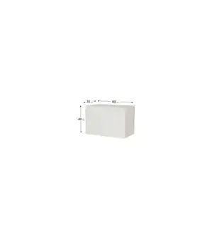 

Height 40cm height x 60cm width with one door in various colors