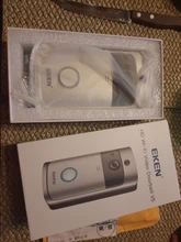 EKEN-Timbre de puerta de seguridad inalámbrico para puerta, monitor de seguridad inalámbrico modelo V5 para puerta con timbre y vídeo con conexión Wifi, grabadora de vídeo con visión nocturna, perfecta para el hogar