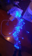 String Light Decorative-Light Led Curtain Christmas Garland 96leds Party Garden Outdoor