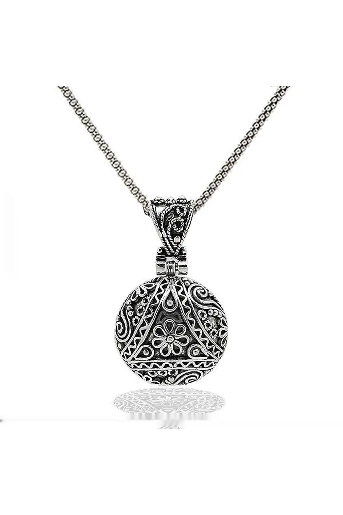 

Silver Midyat Filigree Hand Handwork Necklace