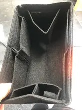 H-Bolso de maquillaje para mujer, organizador de 25, 30 y 35 bolsas de inserción, organizador portátil, modelador de base de cosméticos, bolso de mano