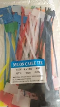 Tag-Labels Markers Cable-Ties Self-Locking Plastic Nylon 100pcs 4--150mm