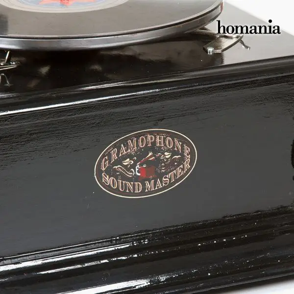 Граммофон в квадрате черный Серебряный-старый стиль коллекции от Homania