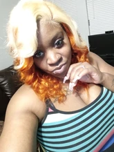 Remy Forte-mechones de pelo ondulado rubio con cierre, extensiones de pelo ondulado mechones brasileños naranja, 3 mechones de cabello humano con cierre