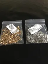 Ganchos de cierre de langosta para fabricación de joyas, collar, pulsera, cadena, suministros DIY, accesorios, 50 unids/lote