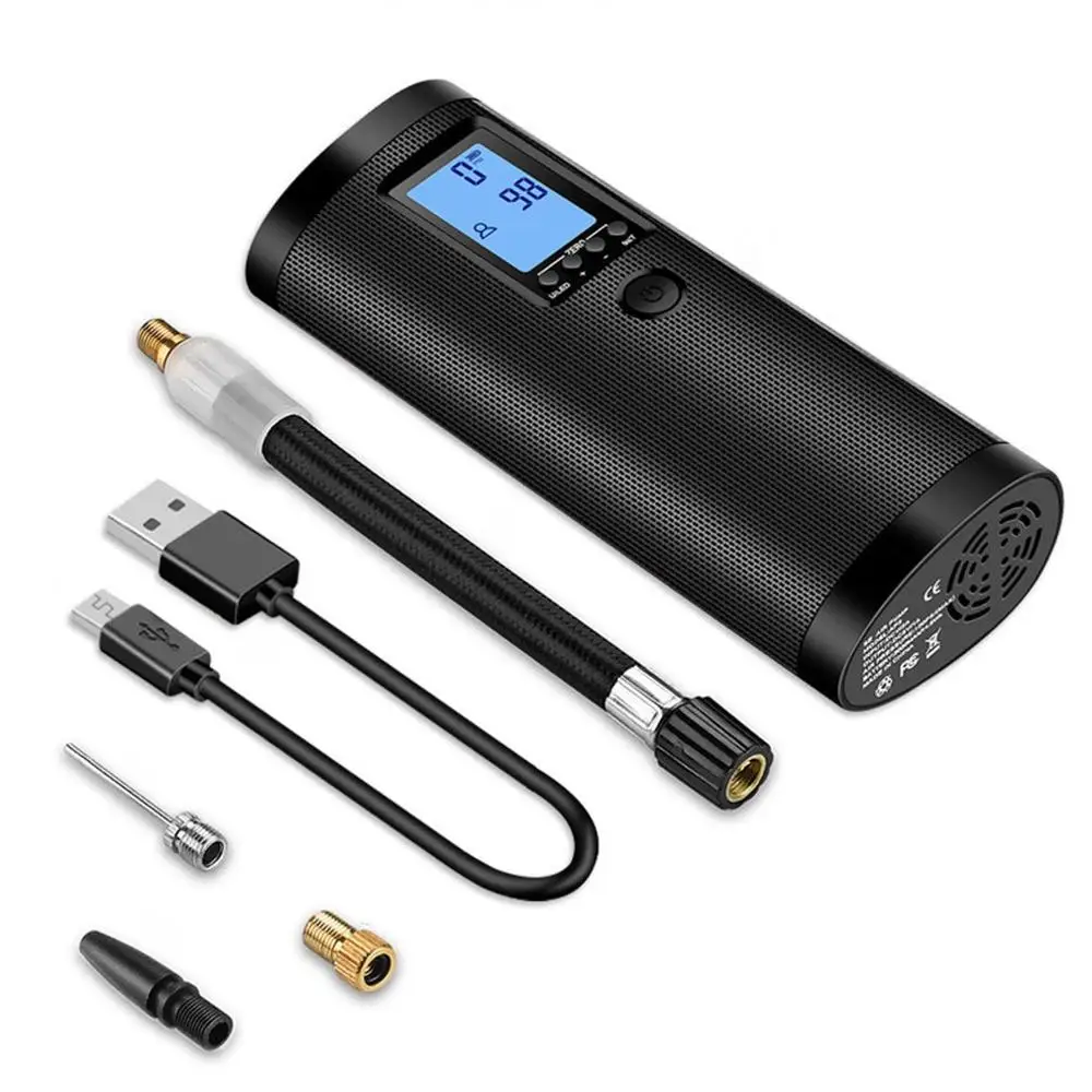 

Portable Air Bike Pump Mini Electric Inflator Rechargeable Air Pump Auto Car Inflatable Rechargeable Compressor