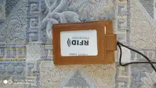 Badge-Holder Lanyard Blocking-Card-Cover Chest-Card Pass Work RFID Student Genuine-Leather