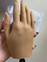 Mannequin Tips Display-Model Moveable-Nails Finger-Adjustment Practice-Hand for Acrylic