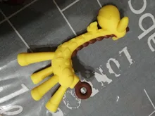 Mordedor de silicona BPA para bebé, juguetes para dentición, cuidado Dental, cervatillo, vara para Molar, jirafa para morder, regalo de seguridad