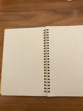 A5 bala Notebook Kraft Dot red de gestión de tiempo en blanco libro espiral diario semanal planificador Colegio suministros de oficina