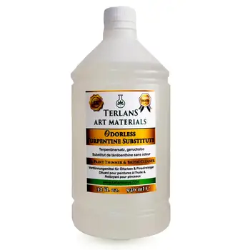 

Terlans Odorless Turpentine Substitute 946 ml White Spirit Oil Paint Thinner