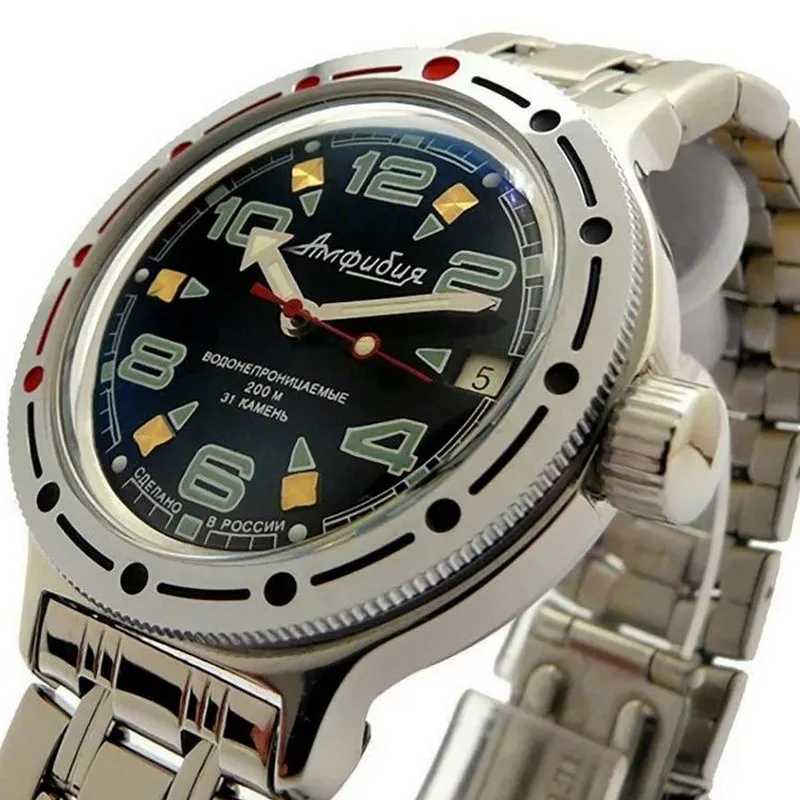 Watch Vostok Amphibia 420334 with self-winding