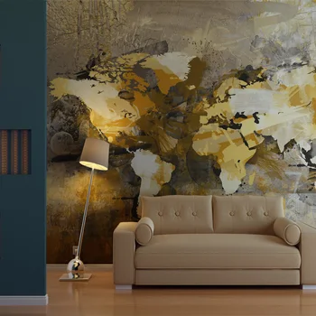 

Wall mural-world map artistic-200x154 cm