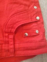 Pantalones de lápiz elásticos de Otoño de color caramelo de cintura media con cremallera ajuste delgado de Jean femenino 2018 de moda Pantalones largos