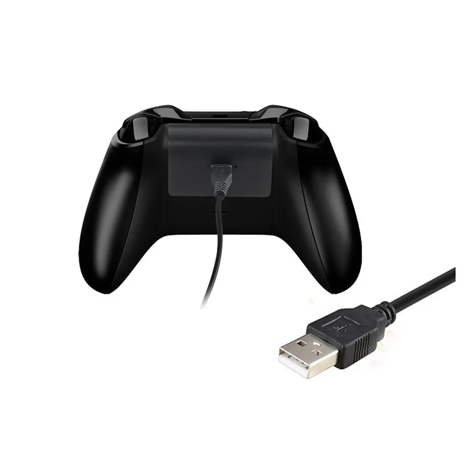 2х зарядная система для Xbox One+ 2*1200 mAH перезаряжаемый аккумулятор черный