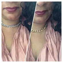 Collar cubano Punk Miami, cadena gruesa de aluminio, Color dorado, joyería para mujer 2020