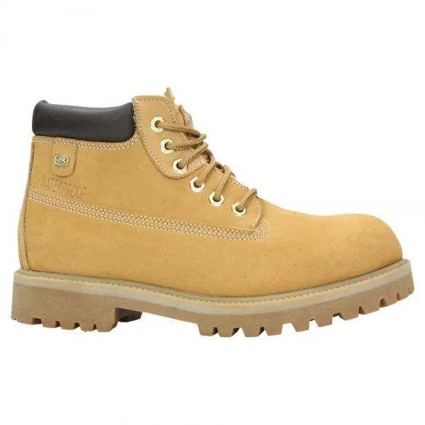 skechers boots mens yellow